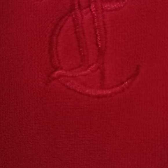 JUICY COUTURE cherry red velour leggings - Picture 6 of 10